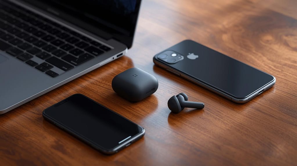 How to Make and Run Your Website on Shopify in 2026 and Build a Profitable Online Business 7 tech products on a table