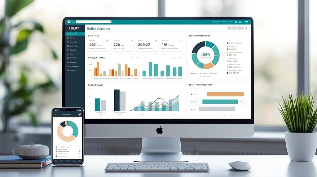 How to Sell on Amazon and eBay in 2026 – Your Easy Path to eCommerce Success 3 amazon seller account image on a pc